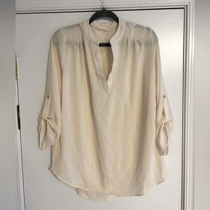 Cream blouse